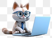 PNG Computer cartoon mammal animal.