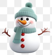 PNG Snowman cartoon winter white