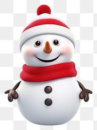 PNG Snowman cartoon winter white. 