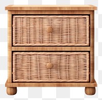 PNG Furniture cabinet drawer wicker. 