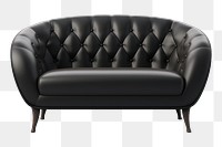 PNG Furniture armchair leather black. 