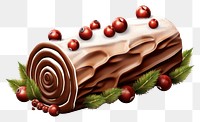 PNG  Cake chocolate dessert plant. AI generated Image by rawpixel.