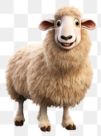 PNG Livestock animal mammal sheep. AI generated Image by rawpixel.