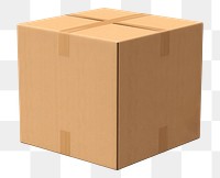 PNG Box cardboard shipping carton. 