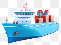 PNG Ship watercraft shipping vehicle. AI generated Image by rawpixel.