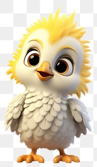 PNG Cockatiel cartoon animal white. AI generated Image by rawpixel.