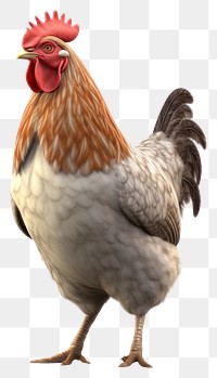 PNG Livestock chicken poultry animal. AI generated Image by rawpixel.