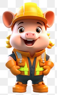 PNG  Cartoon hardhat helmet cute. AI generated Image by rawpixel.