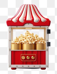 PNG Popcorn machine food container. 