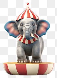PNG  Elephant cartoon mammal animal. AI generated Image by rawpixel.