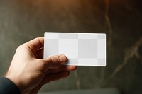 Business card, png transparent mockup