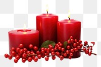 PNG Candle illuminated celebration lingonberry. 