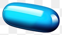 PNG Capsule pill blue  