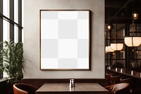 Picture frame png transparent mockup, wall decoration