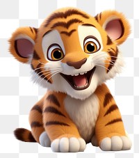 PNG Plush tiger cute toy