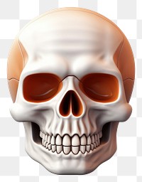 PNG White background anthropology anatomy spooky. AI generated Image by rawpixel.