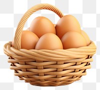 PNG Basket egg food transparent background. AI generated Image by rawpixel.