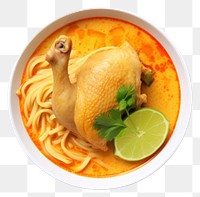 PNG Soup noodle food meal. AI generated Image by rawpixel.