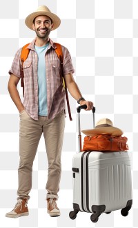 PNG Suitcase luggage smiling travel. 