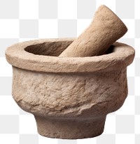 PNG Mortar white background earthenware terracotta. AI generated Image by rawpixel.