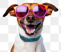 PNG Glasses dog sunglasses portrait