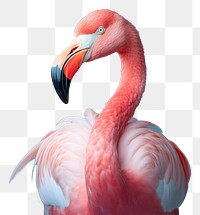 PNG Flamingo animal bird beak transparent background