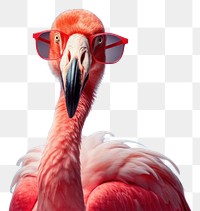 PNG Flamingo animal bird beak transparent background