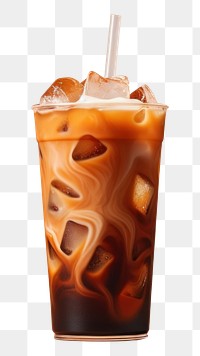 PNG Coffee drink iced coffee refreshment transparent background