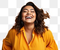 PNG Laughing smile adult women. 