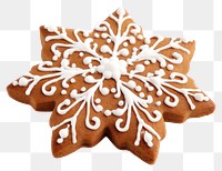 PNG  Cookie gingerbread christmas dessert. AI generated Image by rawpixel.