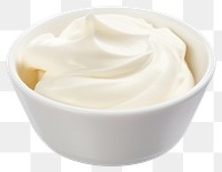 PNG Mascarpone dessert cream white. 