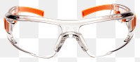 PNG Glasses white background accessories protection. 