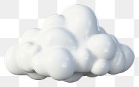 PNG Cloud white sky white background. AI generated Image by rawpixel.
