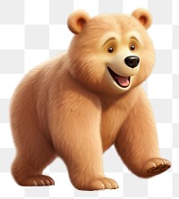 PNG Bear cartoon mammal animal. 