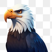 PNG Cartoon animal eagle bird. AI generated Image by rawpixel.