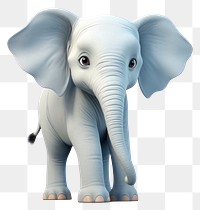 PNG Elephant wildlife cartoon animal. 