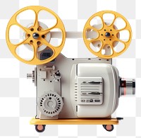 PNG Projector machine wheel white background