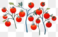 PNG Tomato plant leaf food. AI generated Image by rawpixel.