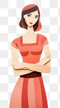 PNG Painting cartoon adult dress. 