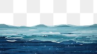 PNG Nature ocean sea tranquility. AI generated Image by rawpixel.