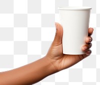 PNG Hand holdind cup coffee finger mug. 