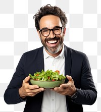 PNG  Glasses adult salad smile. AI generated Image by rawpixel.