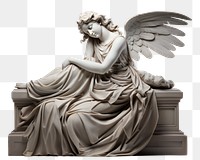 PNG Angel sculpture statue art.