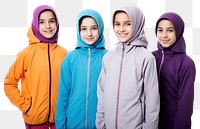 PNG Kids sport team sweatshirt sports hijab. 