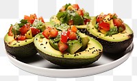 PNG Avocado fruit plate plant. AI generated Image by rawpixel.