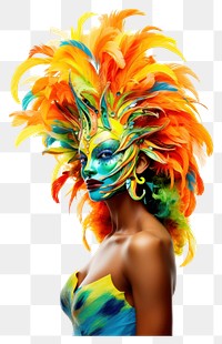 PNG Carnival portrait adult photo. 