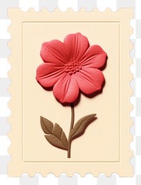 PNG Postage stamp icon flower petal plant. AI generated Image by rawpixel.