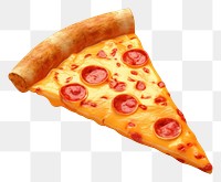 PNG Pizza slice food pepperoni. 