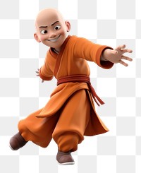 PNG Monk cartoon  balding. 