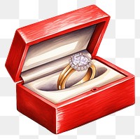 PNG Gold wedding rings jewelry diamond box. 